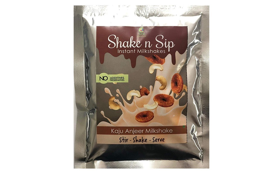 Cira Shake n Sip Kaju Anjeer Milkshake   Pack  75 grams